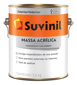 MASSA ACRILICA – 18L, 3,6L E 0,9L