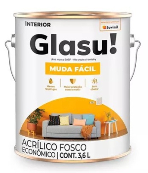 TINTA ACRILICA ECONÔMICA – 18L E 3,6L